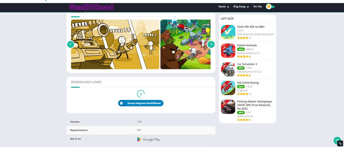 Hướng dẫn tải và cài đặt game mod từ GenZVNmod.org
